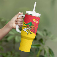 Personalized Italy Sicily Tumbler With Handle Sicilia Gorgoneion with Triskeles