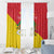 Personalized Italy Sicily Window Curtain Sicilia Gorgoneion with Triskeles