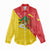 Personalized Italy Sicily Women Casual Shirt Sicilia Gorgoneion with Triskeles