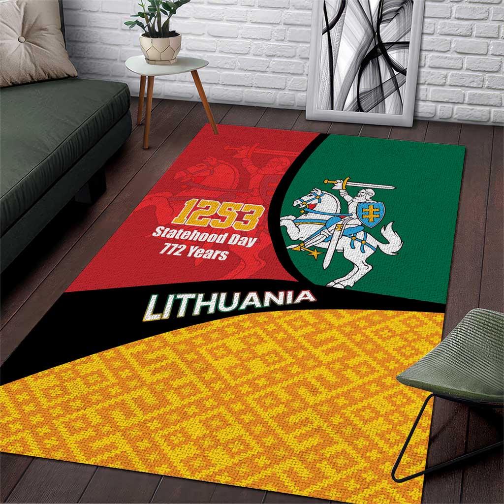 Lithuania Statehood Day July 6 Area Rug Lietuva Tevyne musu