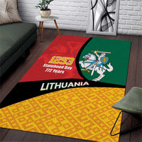 Lithuania Statehood Day July 6 Area Rug Lietuva Tevyne musu