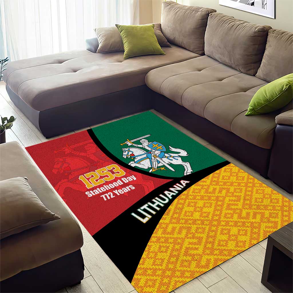 Lithuania Statehood Day July 6 Area Rug Lietuva Tevyne musu