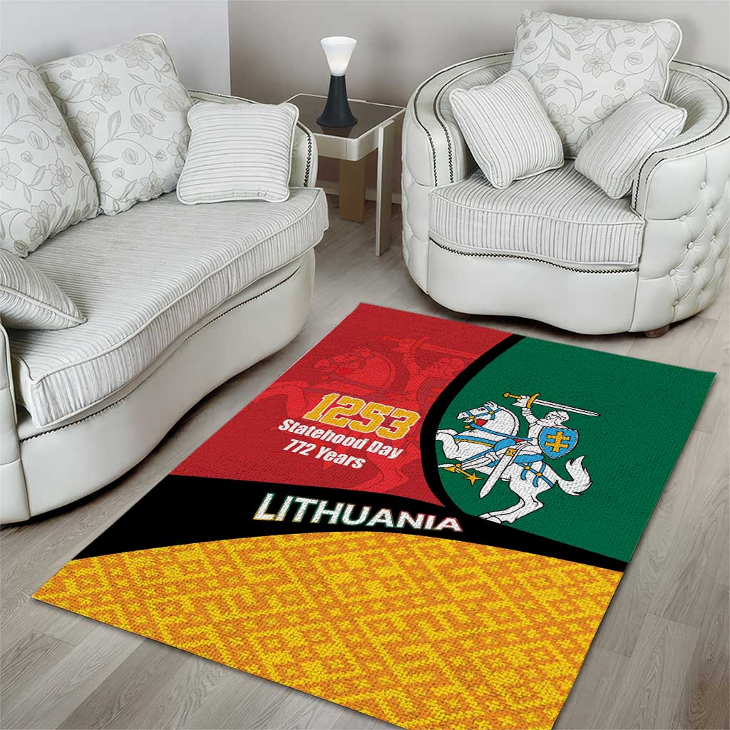 Lithuania Statehood Day July 6 Area Rug Lietuva Tevyne musu
