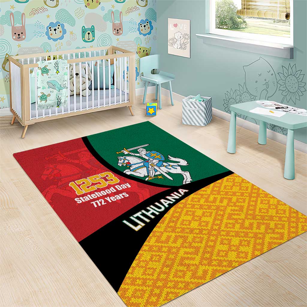 Lithuania Statehood Day July 6 Area Rug Lietuva Tevyne musu