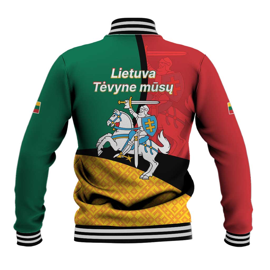Lithuania Statehood Day July 6 Baseball Jacket Lietuva Tevyne musu