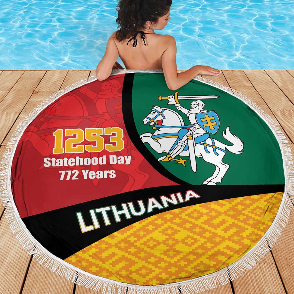 Lithuania Statehood Day July 6 Beach Blanket Lietuva Tevyne musu