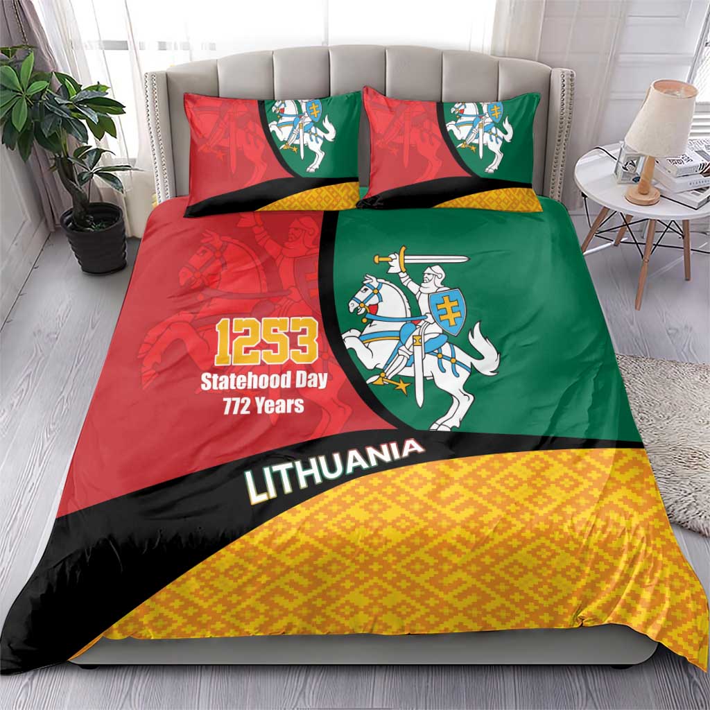 Lithuania Statehood Day July 6 Bedding Set Lietuva Tevyne musu