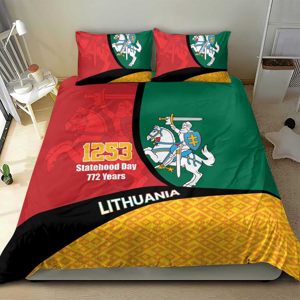 Lithuania Statehood Day July 6 Bedding Set Lietuva Tevyne musu