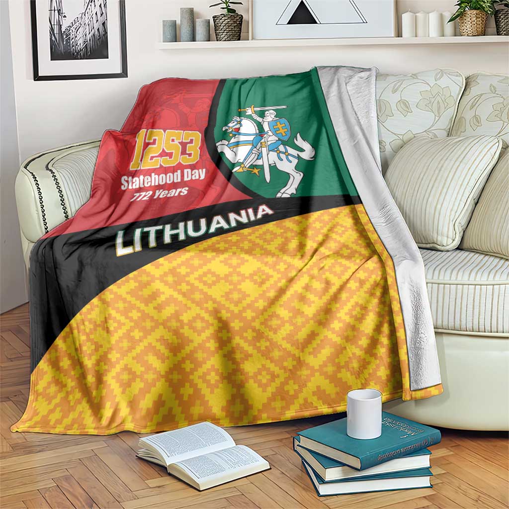Lithuania Statehood Day July 6 Blanket Lietuva Tevyne musu