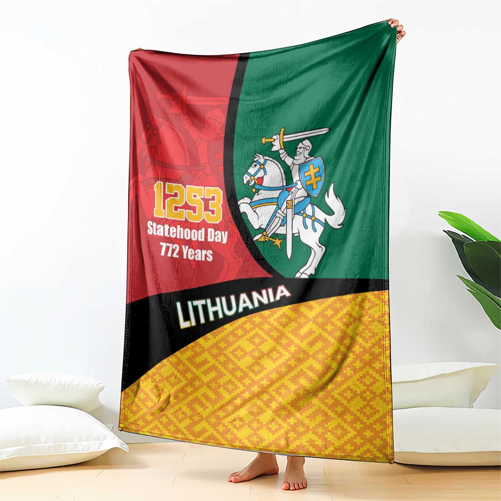 Lithuania Statehood Day July 6 Blanket Lietuva Tevyne musu