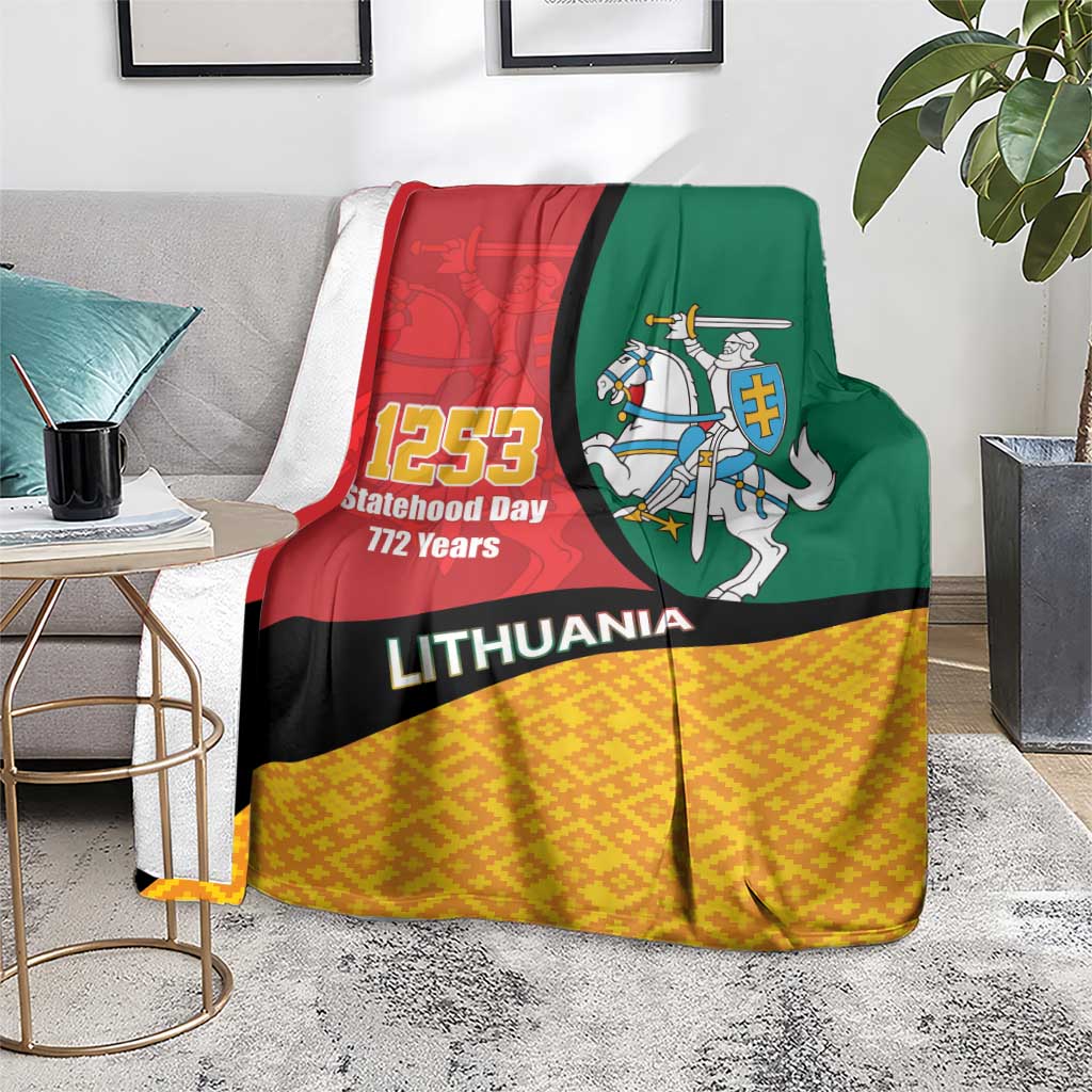 Lithuania Statehood Day July 6 Blanket Lietuva Tevyne musu