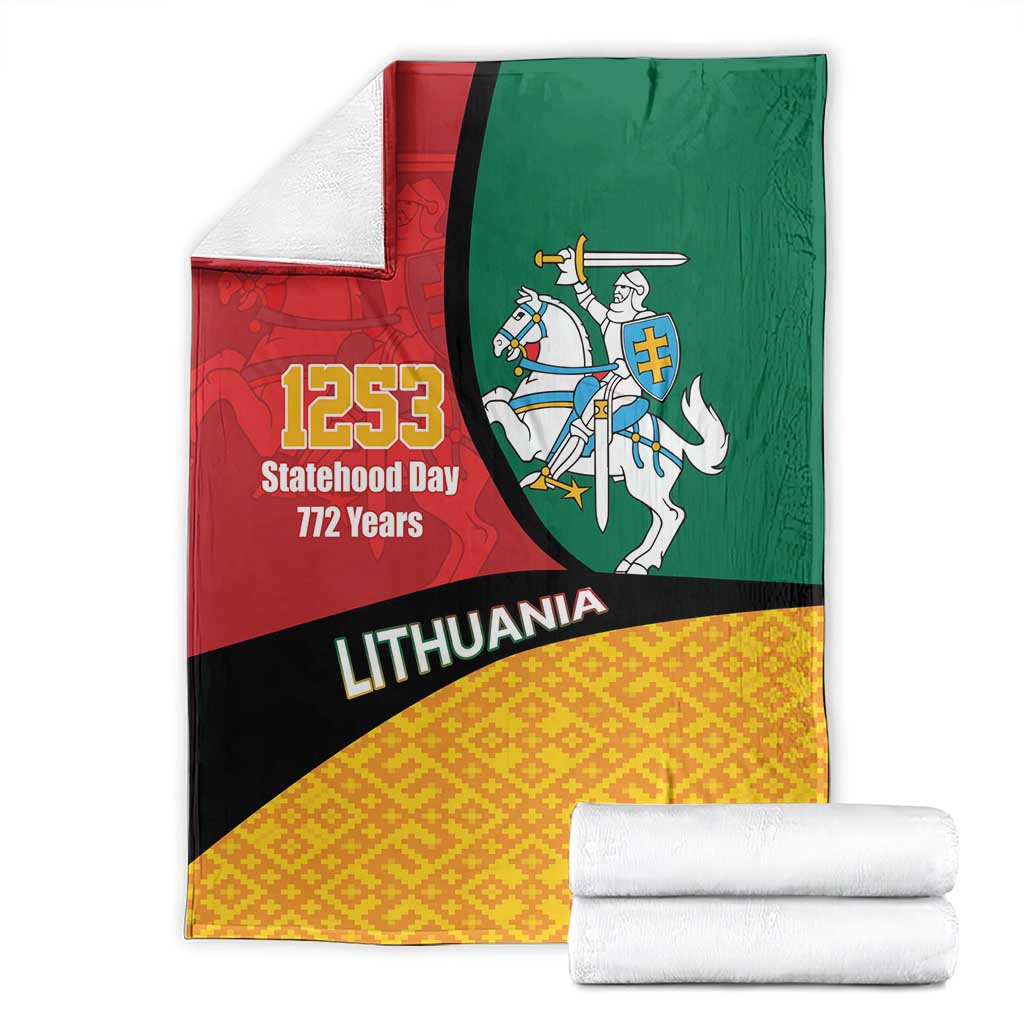 Lithuania Statehood Day July 6 Blanket Lietuva Tevyne musu