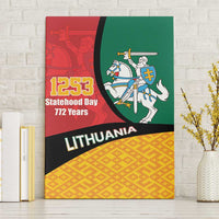 Lithuania Statehood Day July 6 Canvas Wall Art Lietuva Tevyne musu