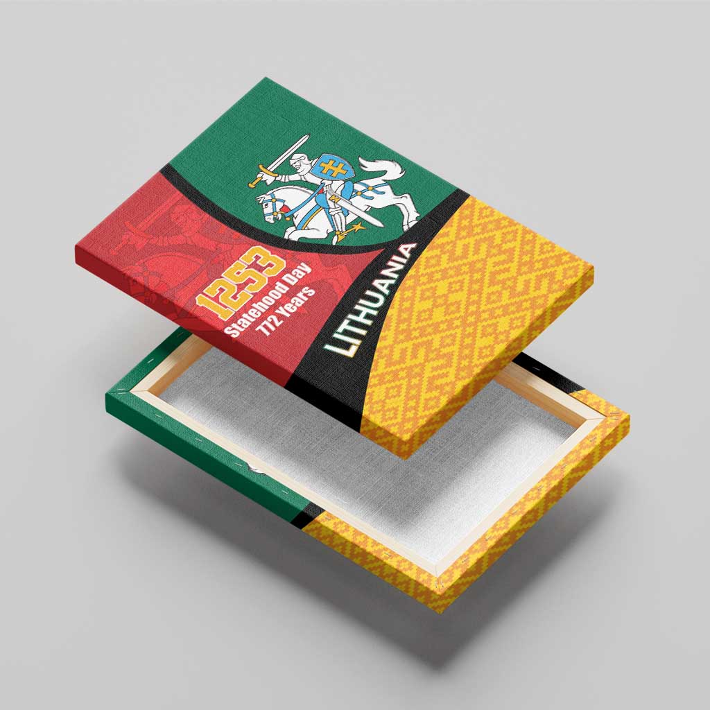 Lithuania Statehood Day July 6 Canvas Wall Art Lietuva Tevyne musu