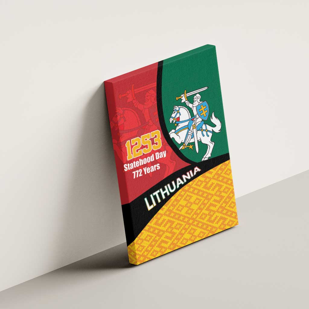 Lithuania Statehood Day July 6 Canvas Wall Art Lietuva Tevyne musu