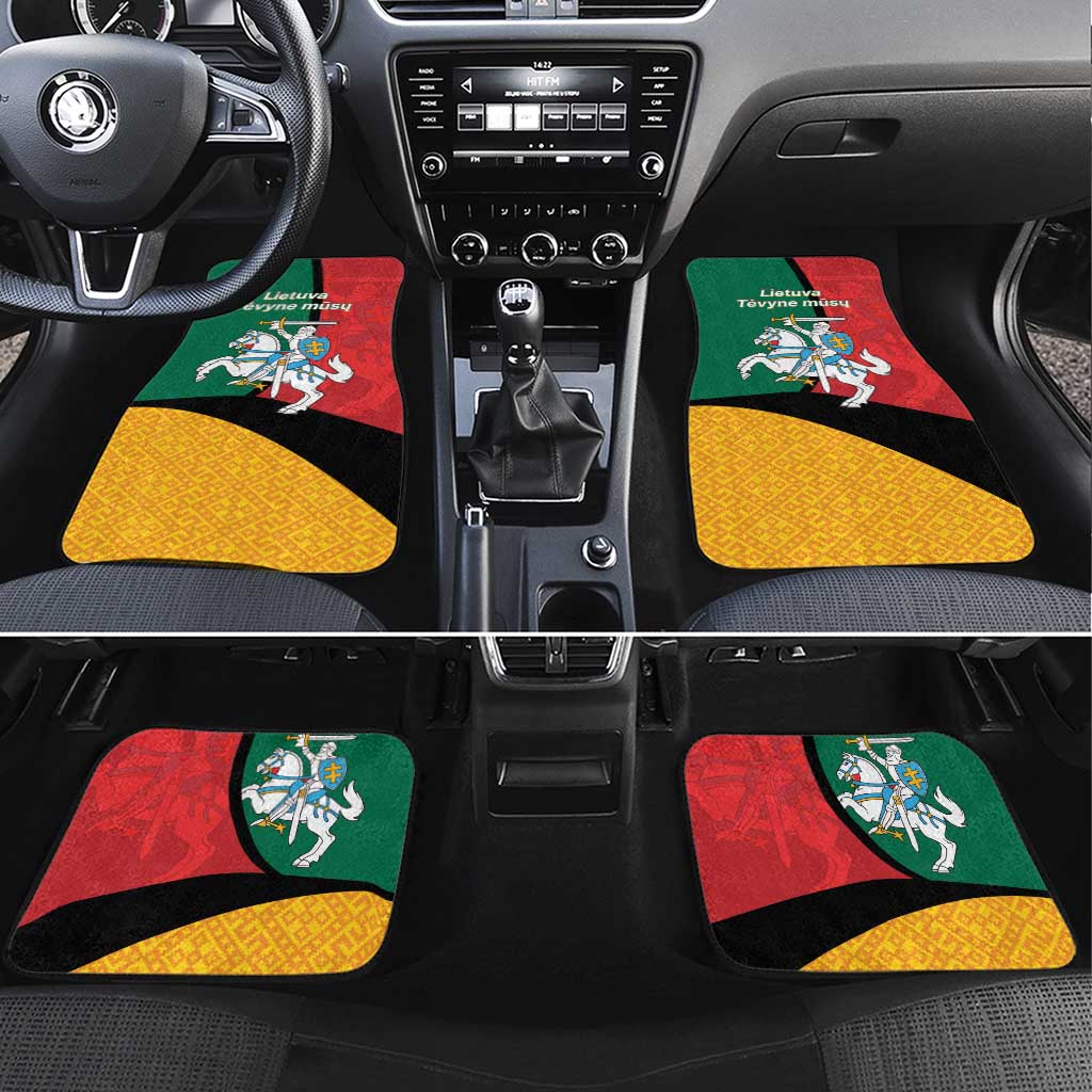 Lithuania Statehood Day July 6 Car Mats Lietuva Tevyne musu