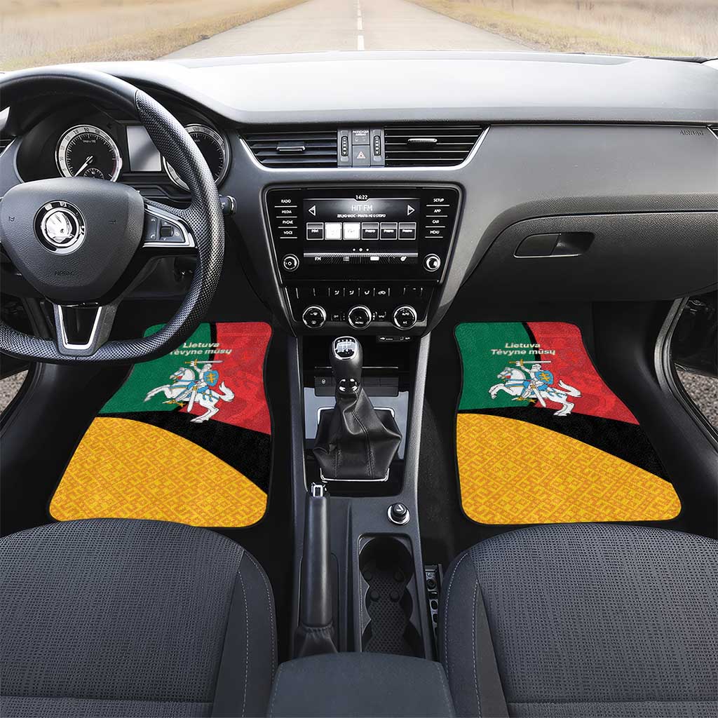 Lithuania Statehood Day July 6 Car Mats Lietuva Tevyne musu