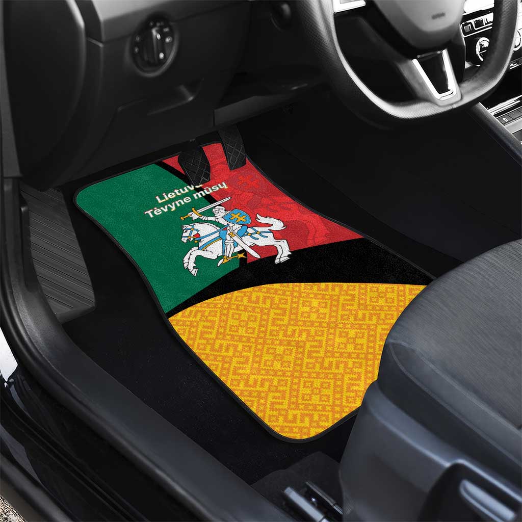 Lithuania Statehood Day July 6 Car Mats Lietuva Tevyne musu