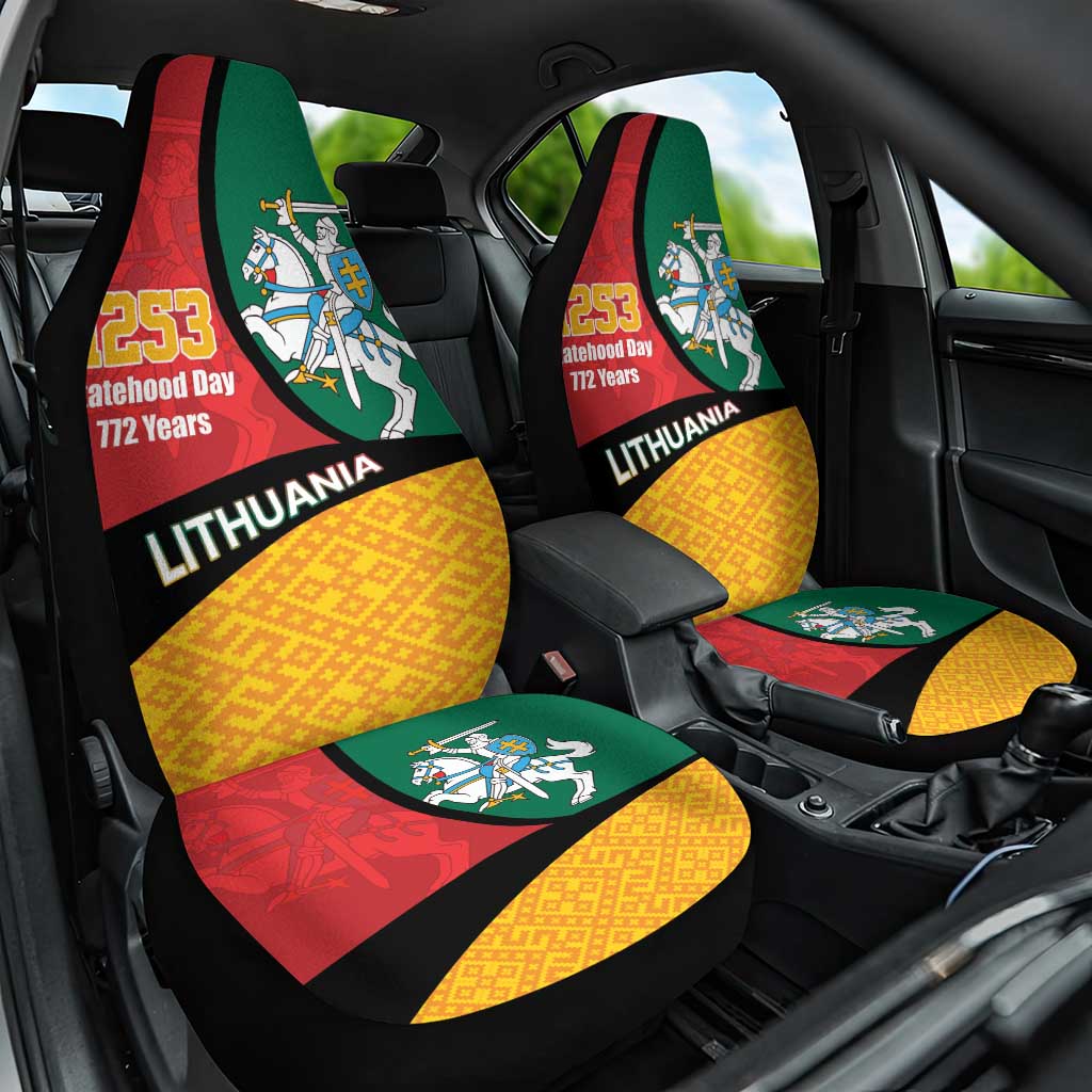 Lithuania Statehood Day July 6 Car Seat Cover Lietuva Tevyne musu