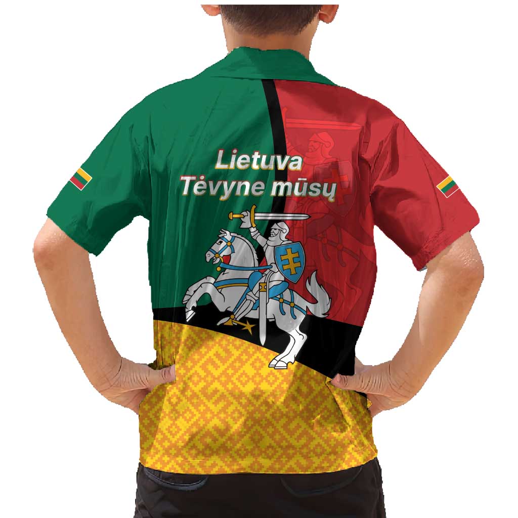 Lithuania Statehood Day July 6 Family Matching Mermaid Dress and Hawaiian Shirt Lietuva Tevyne musu