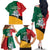 Lithuania Statehood Day July 6 Family Matching Off The Shoulder Long Sleeve Dress and Hawaiian Shirt Lietuva Tevyne musu