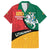 Lithuania Statehood Day July 6 Family Matching Off The Shoulder Long Sleeve Dress and Hawaiian Shirt Lietuva Tevyne musu