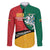 Lithuania Statehood Day July 6 Family Matching Off The Shoulder Long Sleeve Dress and Hawaiian Shirt Lietuva Tevyne musu