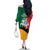 Lithuania Statehood Day July 6 Family Matching Off The Shoulder Long Sleeve Dress and Hawaiian Shirt Lietuva Tevyne musu