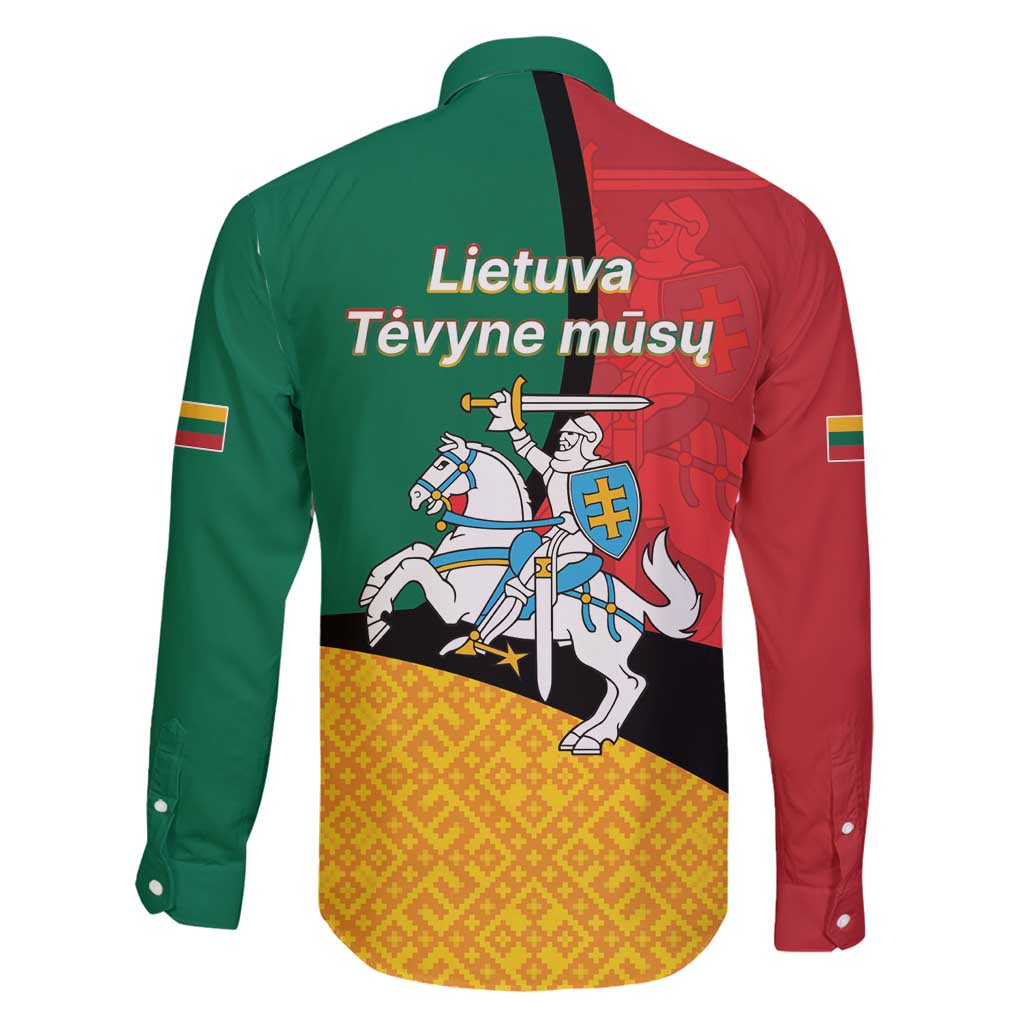 Lithuania Statehood Day July 6 Family Matching Puletasi and Hawaiian Shirt Lietuva Tevyne musu