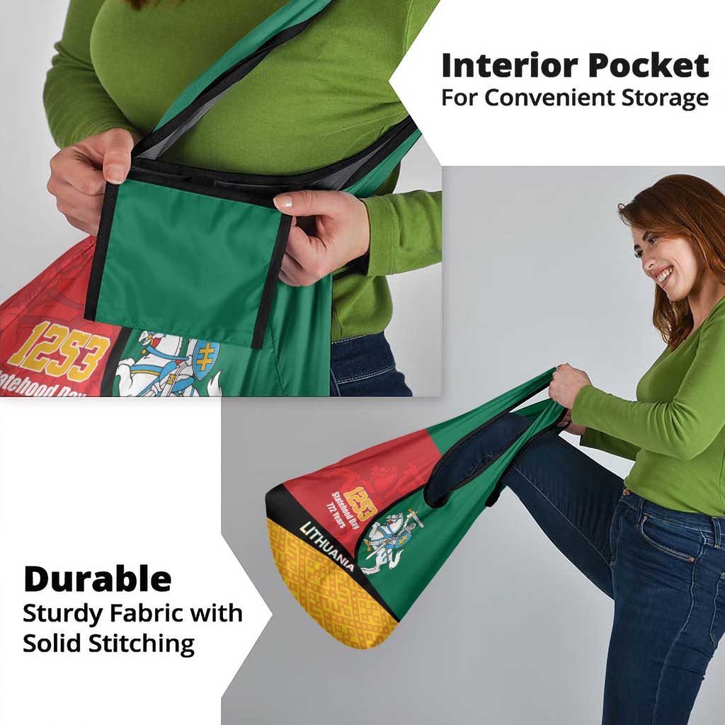 Lithuania Statehood Day July 6 Grocery Bag Lietuva Tevyne musu