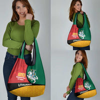 Lithuania Statehood Day July 6 Grocery Bag Lietuva Tevyne musu