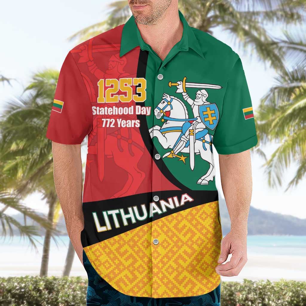 Lithuania Statehood Day July 6 Hawaiian Shirt Lietuva Tevyne musu