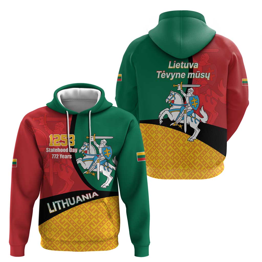Lithuania Statehood Day July 6 Hoodie Lietuva Tevyne musu