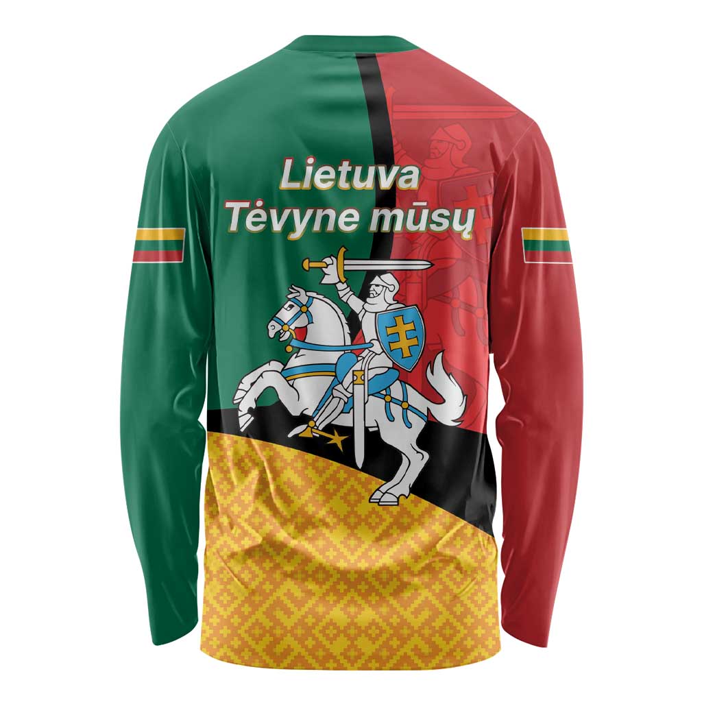 Lithuania Statehood Day July 6 Long Sleeve Shirt Lietuva Tevyne musu