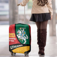 Lithuania Statehood Day July 6 Luggage Cover Lietuva Tevyne musu