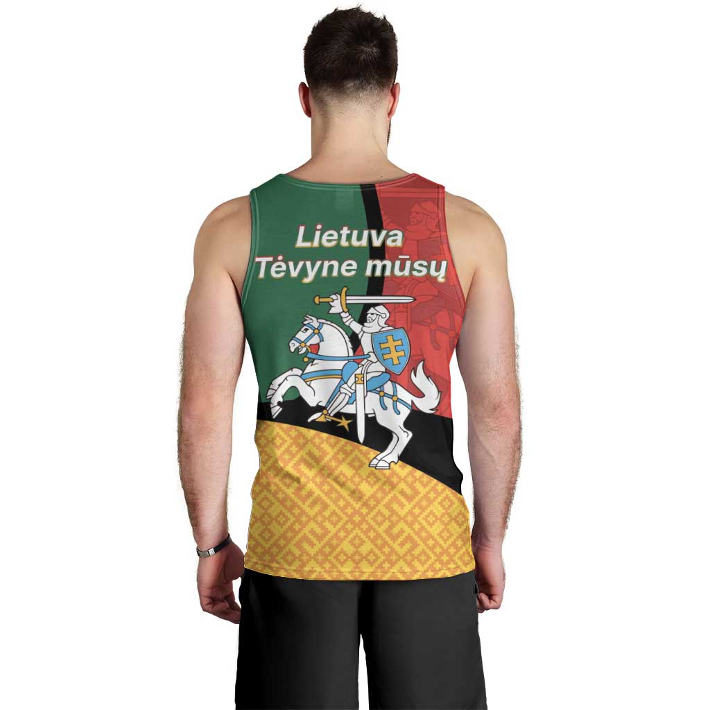 Lithuania Statehood Day July 6 Men Tank Top Lietuva Tevyne musu