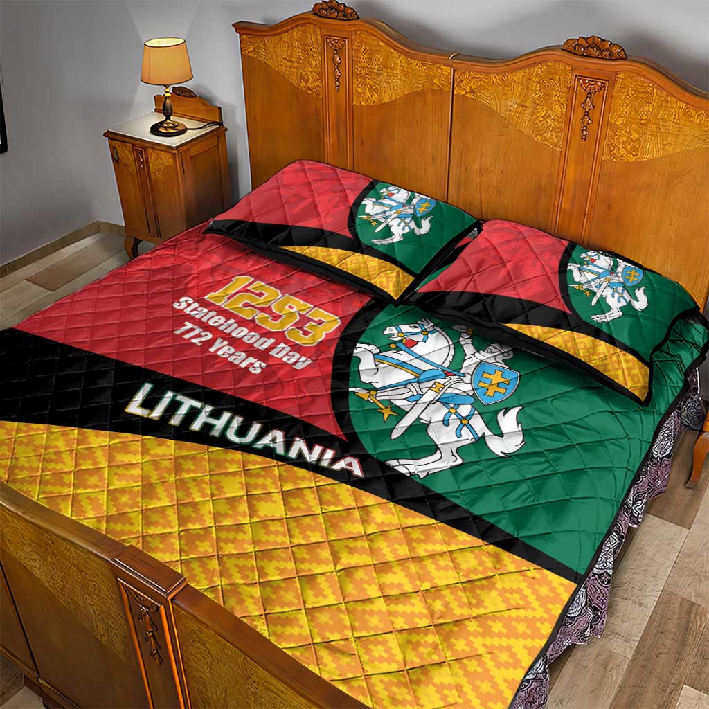 Lithuania Statehood Day July 6 Quilt Bed Set Lietuva Tevyne musu