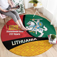 Lithuania Statehood Day July 6 Round Carpet Lietuva Tevyne musu
