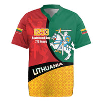 Lithuania Statehood Day July 6 Rugby Jersey Lietuva Tevyne musu