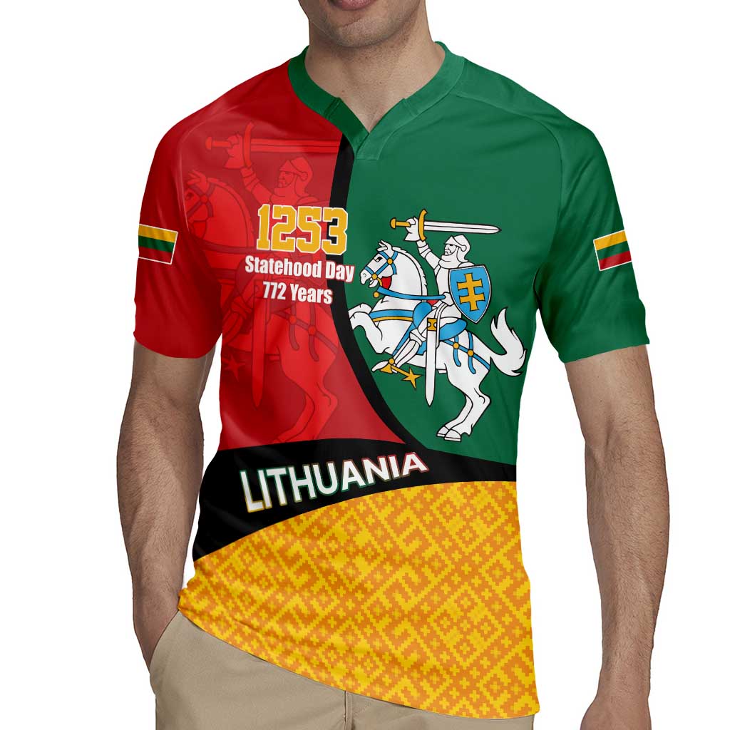 Lithuania Statehood Day July 6 Rugby Jersey Lietuva Tevyne musu