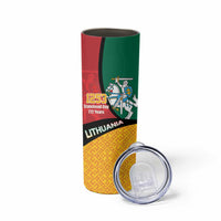 Lithuania Statehood Day July 6 Skinny Tumbler Lietuva Tevyne musu