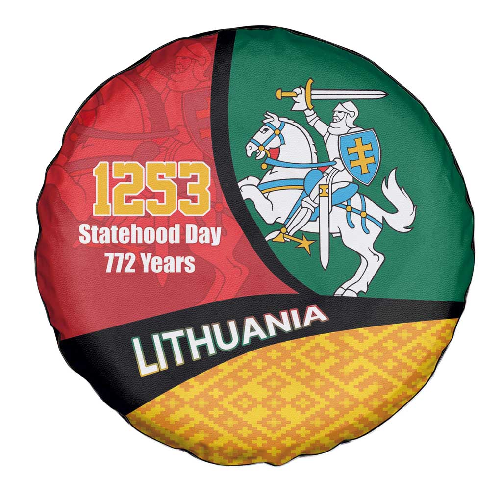 Lithuania Statehood Day July 6 Spare Tire Cover Lietuva Tevyne musu