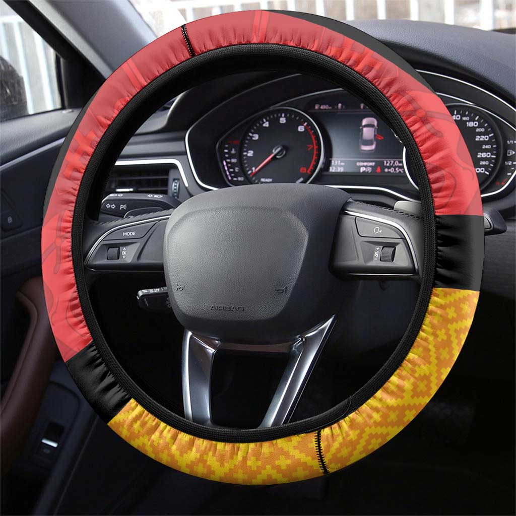 Lithuania Statehood Day July 6 Steering Wheel Cover Lietuva Tevyne musu