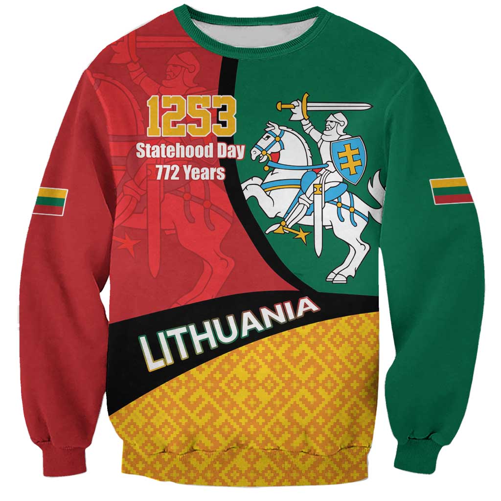 Lithuania Statehood Day July 6 Sweatshirt Lietuva Tevyne musu