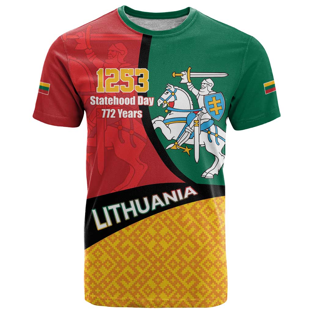 Lithuania Statehood Day July 6 T Shirt Lietuva Tevyne musu