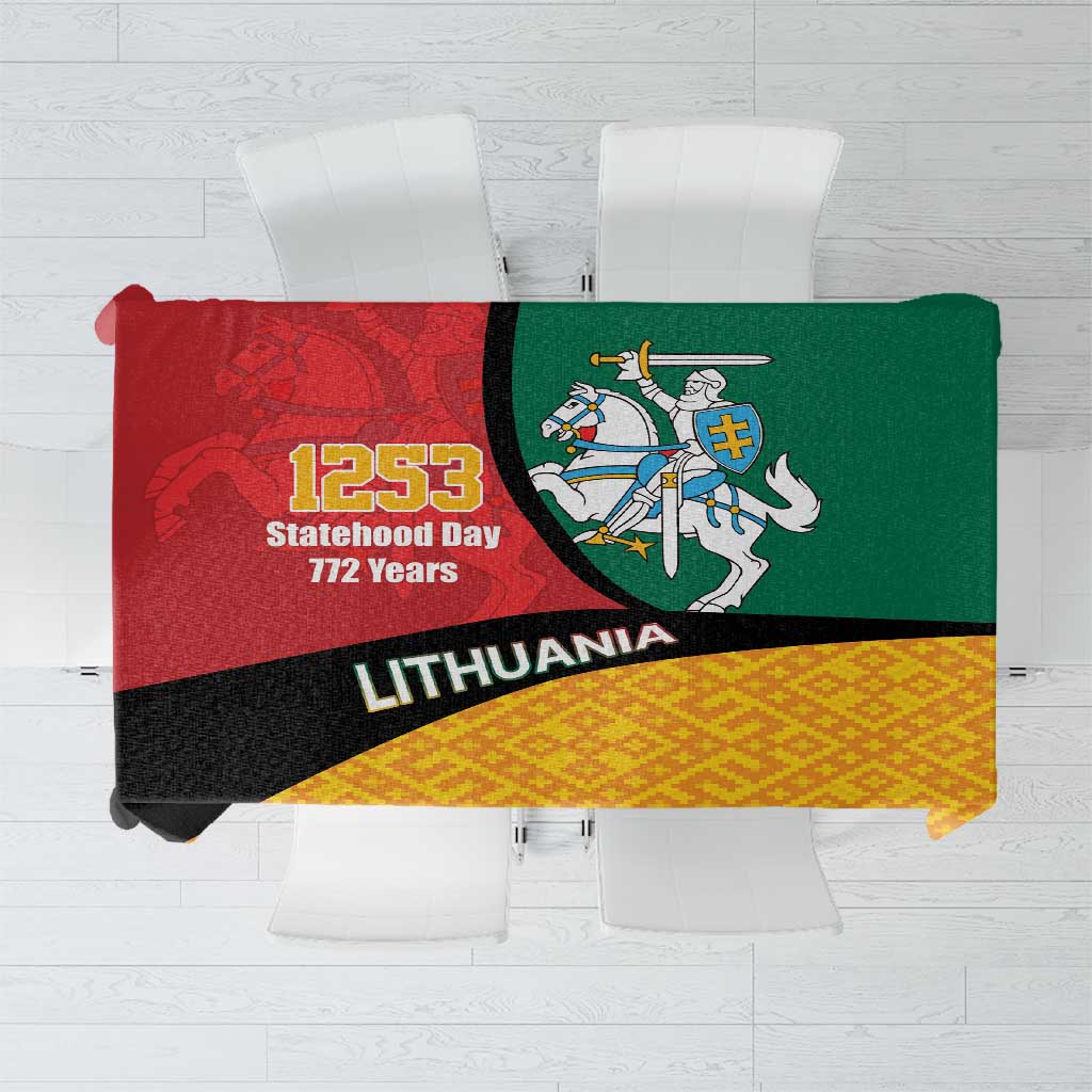 Lithuania Statehood Day July 6 Tablecloth Lietuva Tevyne musu