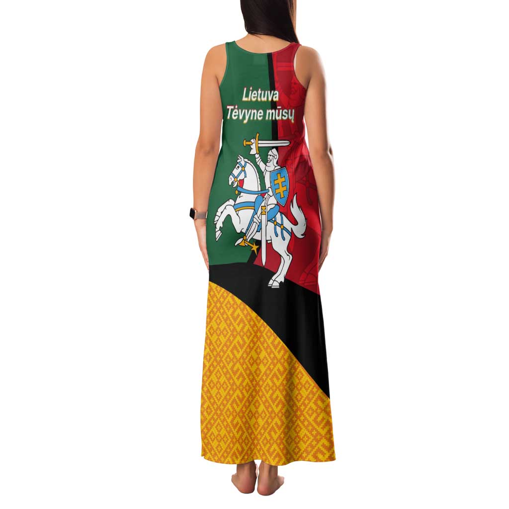Lithuania Statehood Day July 6 Tank Maxi Dress Lietuva Tevyne musu