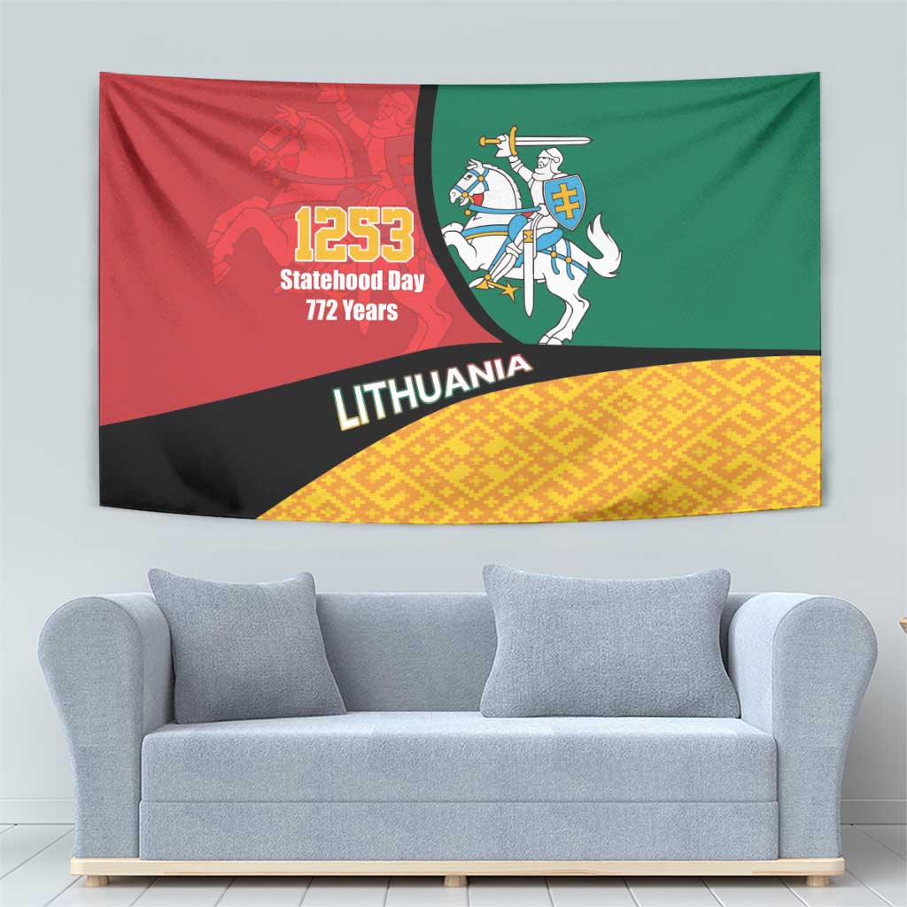 Lithuania Statehood Day July 6 Tapestry Lietuva Tevyne musu