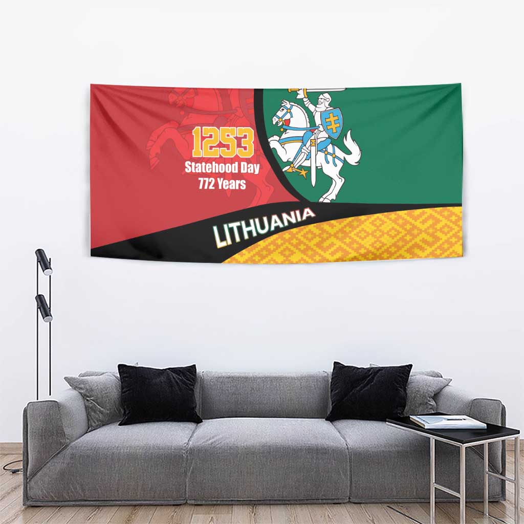 Lithuania Statehood Day July 6 Tapestry Lietuva Tevyne musu