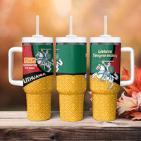 Lithuania Statehood Day July 6 Tumbler With Handle Lietuva Tevyne musu